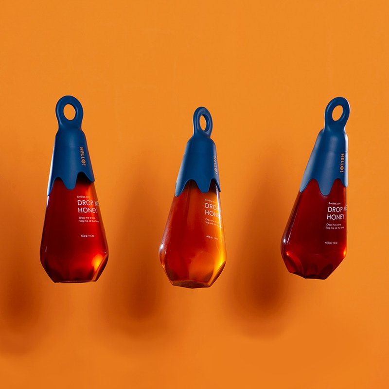 【团购】手挤空降瓶 蜂蜜5入组 / 466g x5 - 蜂蜜/黑糖 - 新鲜食材 