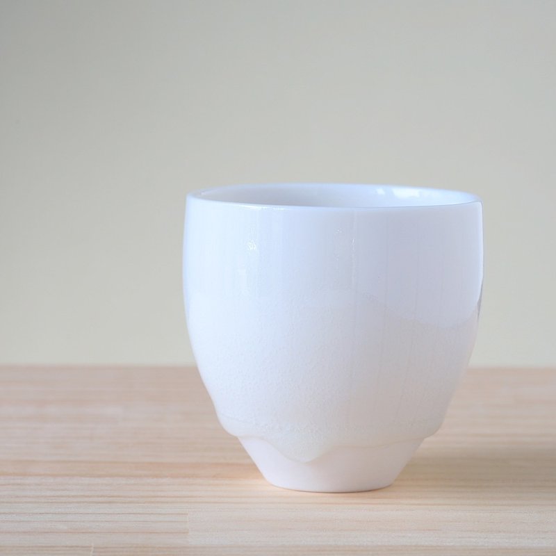 白瓷杯透明釉-4 - 其他杯子 - 瓷 白色