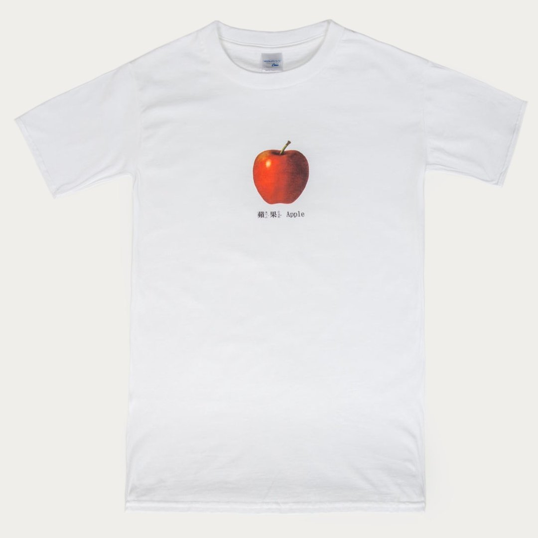 短袖T恤-苹果 Apple - 中性连帽卫衣/T 恤 - 棉 红色