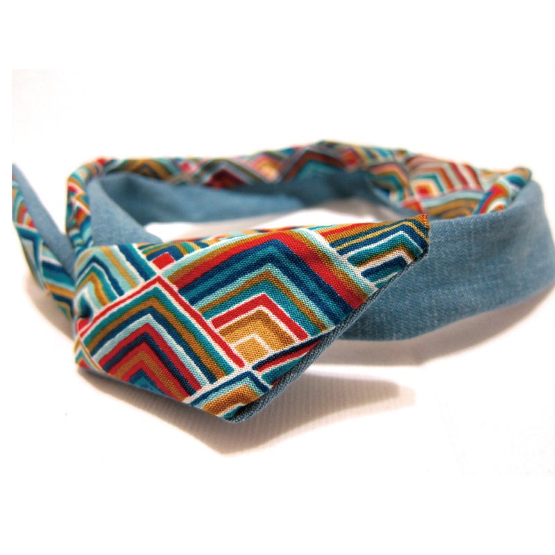 彩色宣言 发带 铝线 好烦小姐 渐层 设计 单宁 - 发饰 - 其他材质 蓝色