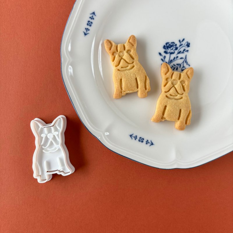 狗：法国斗牛犬[饼干模具] - 厨房用具 - 塑料 