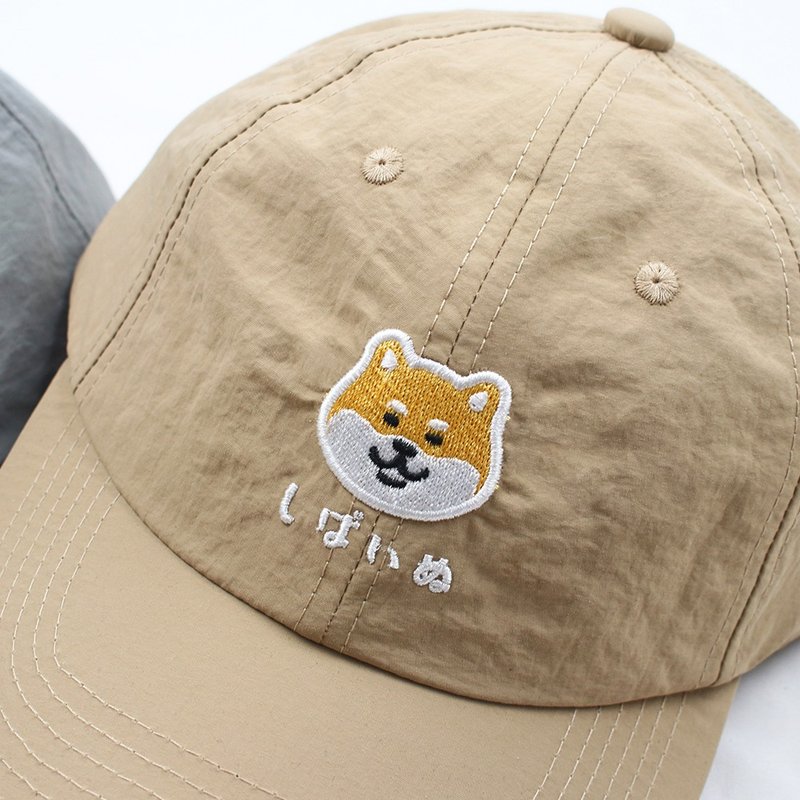 Shiba Yoshi系列 柴犬 轻便尼龙棒球帽 Dad Caps 老帽 - 帽子 - 尼龙 多色
