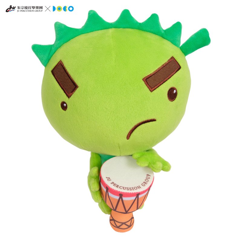 【DoBo】豆荚玩音乐系列-疗愈玩偶-MiMi打非洲鼓 - 玩具/玩偶 - 其他材质 绿色