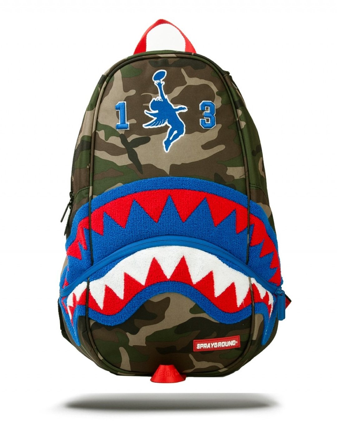 【SPRAYGROUND】DLXX 系列 Odell Beckham Jr. Fly Man 迷彩鲨鱼潮流笔电后背包 - 电脑包 - 其他材质 多色
