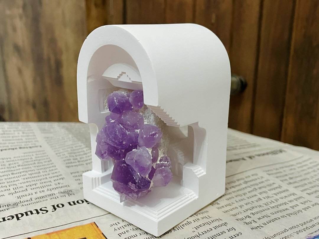 能量摆件 紫水晶 原矿 晶簇 原石 罗马神话扩香招财消磁 - 摆饰 - 水晶 紫色