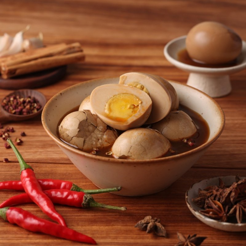大武山牧场 椒麻武香茶叶蛋 (椒麻 / 6 入) - 熟食小吃 - 新鲜食材 卡其色