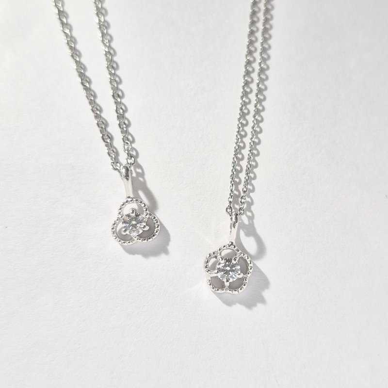 【比法一生】纯银坠子-花序诗  925纯银手作银饰 - 项链 - 银 银色