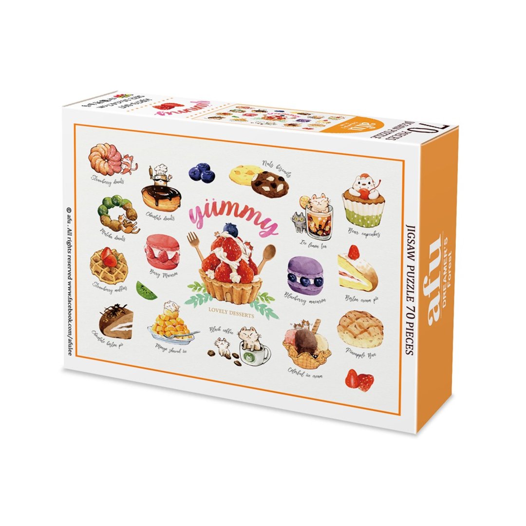 afu迷你拼图 ( 70片 ) - YUMMY - 拼图 - 纸 白色