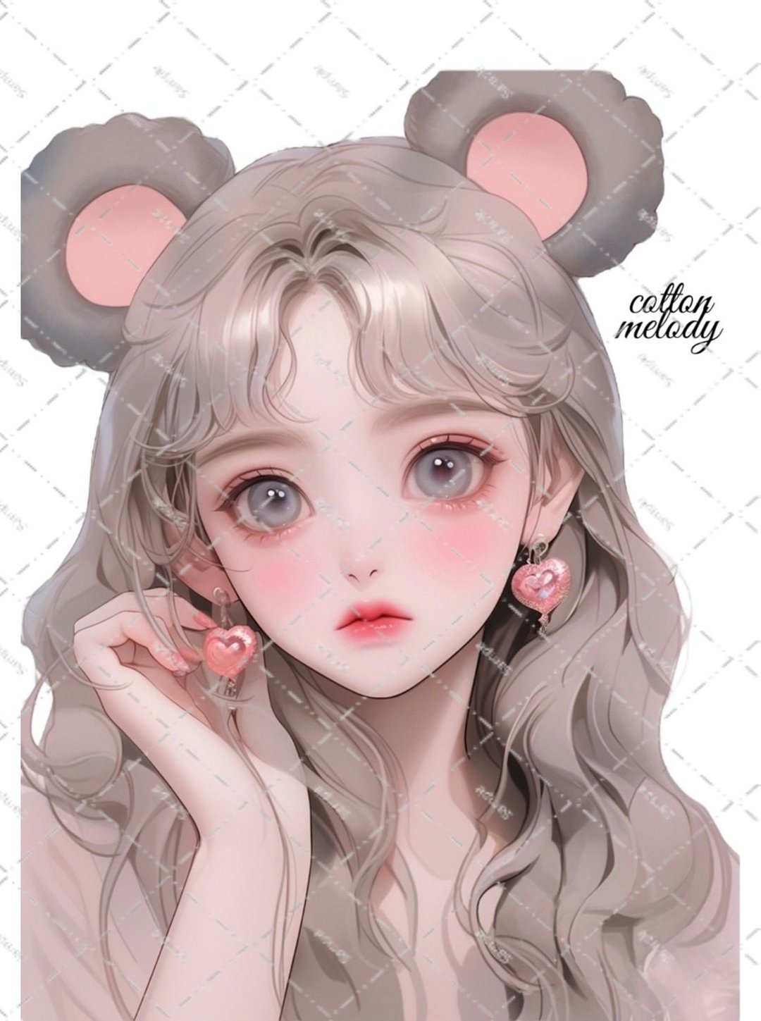 original sticker no.214 人物贴纸 原创贴纸 人物贴纸 女孩贴纸 原创人物贴纸 - 贴纸 - 纸 