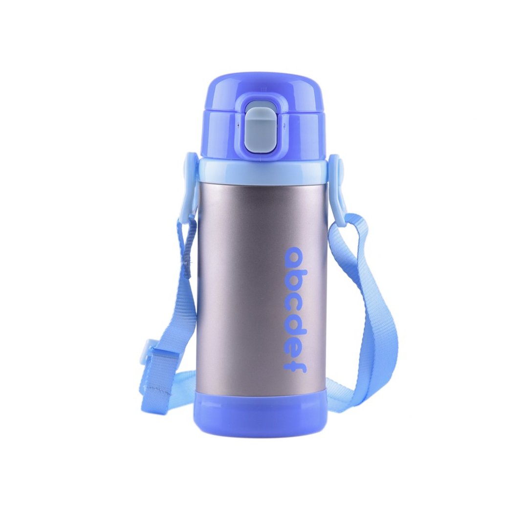 Ti-living 纯钛抗菌儿童保温杯 350ml-蓝 - 保温瓶/保温杯 - 其他金属 蓝色