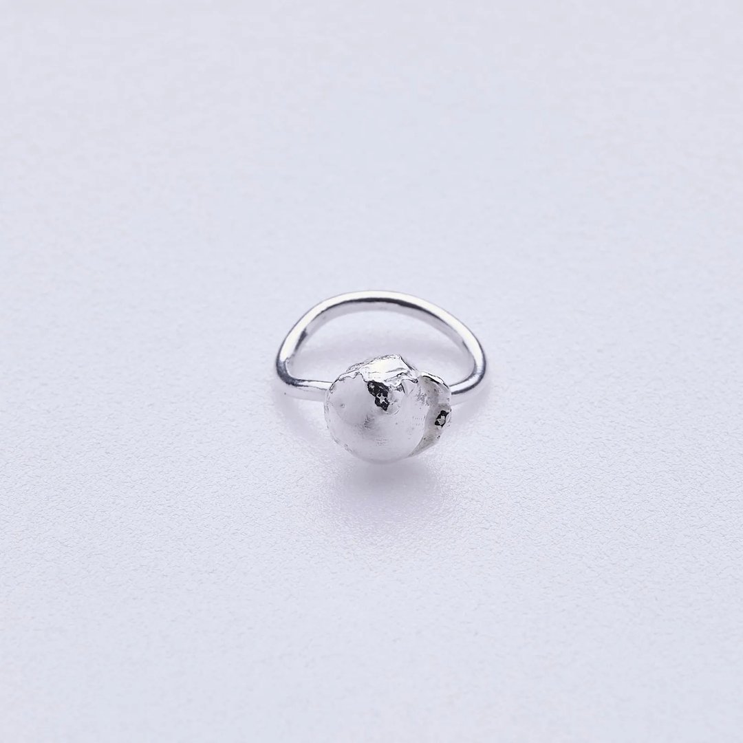Stilldrop ring - 戒指 - 纯银 