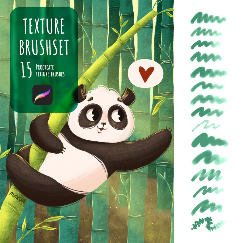 Procreate 纹理画笔套装 l Procreate 的画笔 - 其他数码设计 - 其他材质 