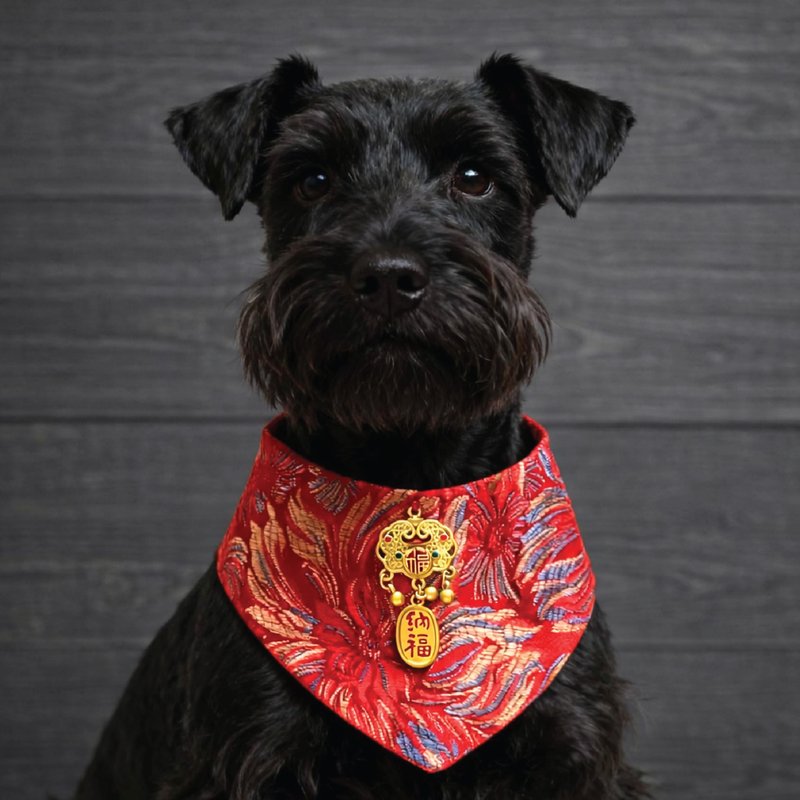 TTP 招财纳福围巾 (幸运降临系列) - 衣/帽 - 其他材质 红色