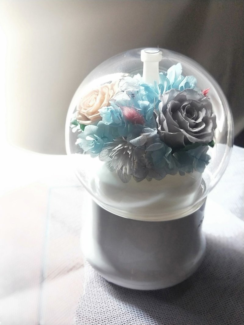 永生花薰香机 老朋友限定礼   情人节礼物 香氛机 - 香薰/精油/线香 - 植物．花 橘色