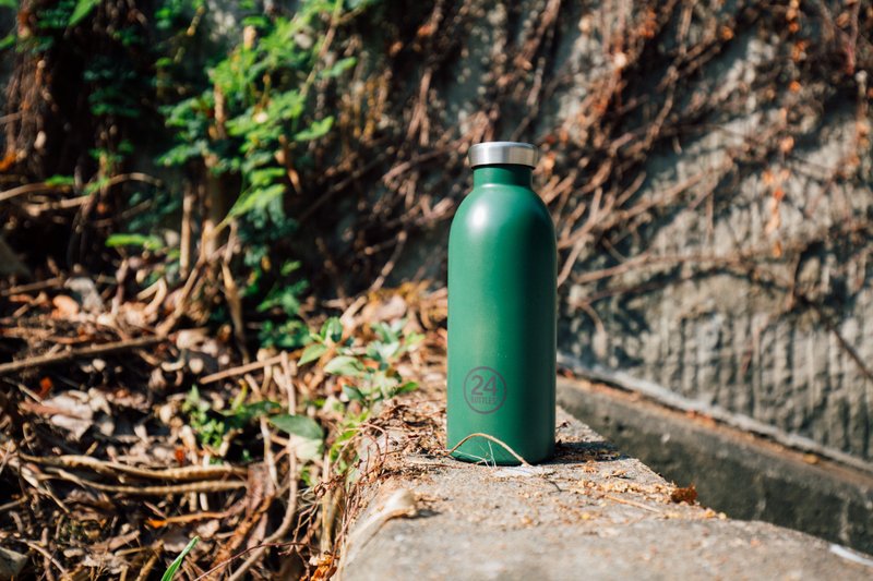 意大利24Bottles【CLIMA冷热保温系列】若叶绿 - 500ml不锈钢瓶 - 水瓶/水壶 - 不锈钢 绿色