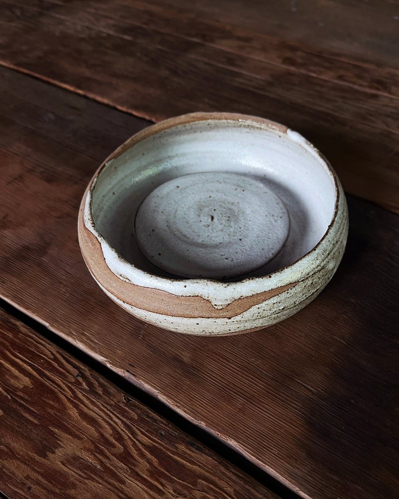流白 壶承 茶盘陶盘 | 陶器皿 - 茶具/茶杯 - 陶 白色