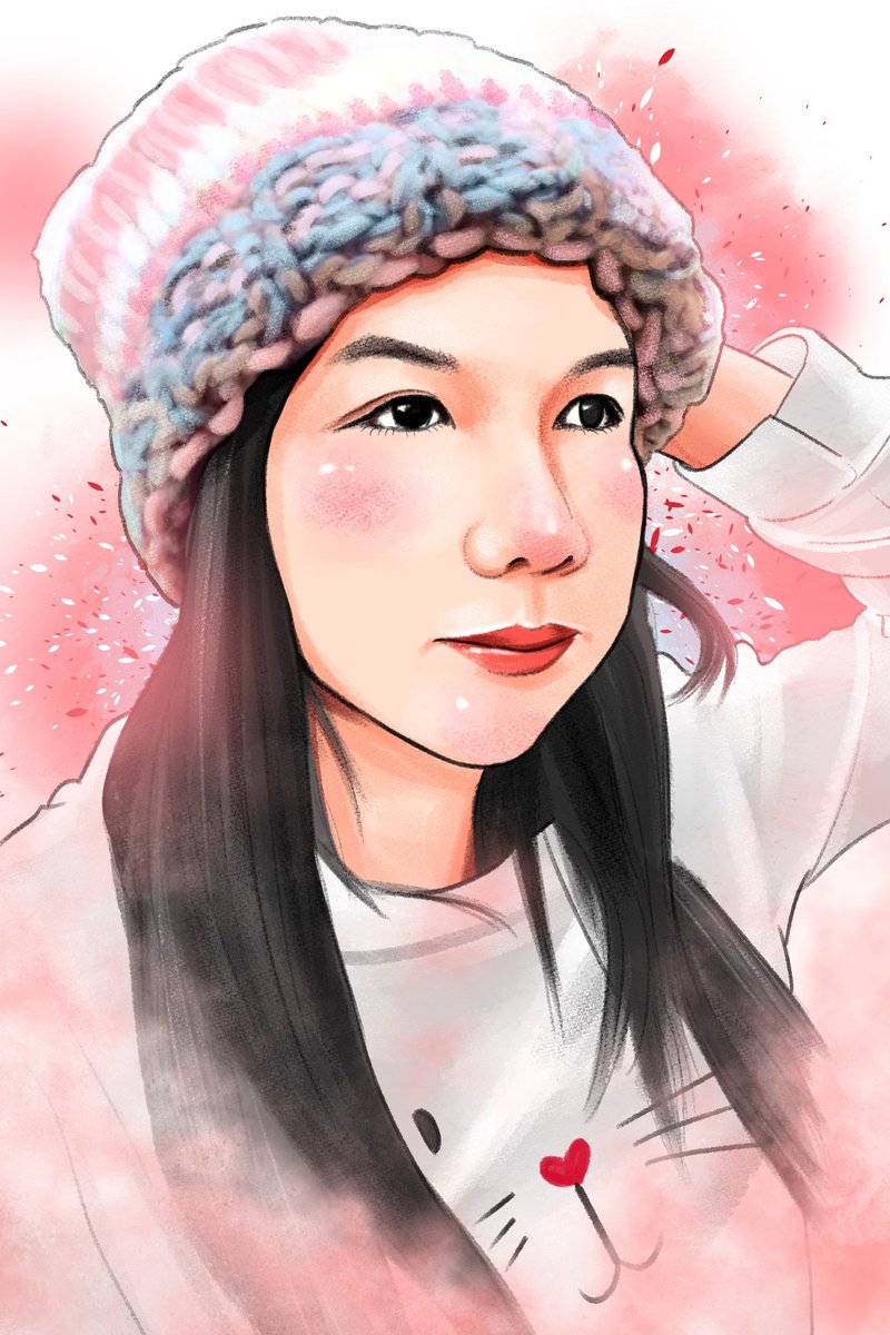 (定制化) 电子档 可爱风画像 - 单人人像 - 订制画像 - 其他材质 