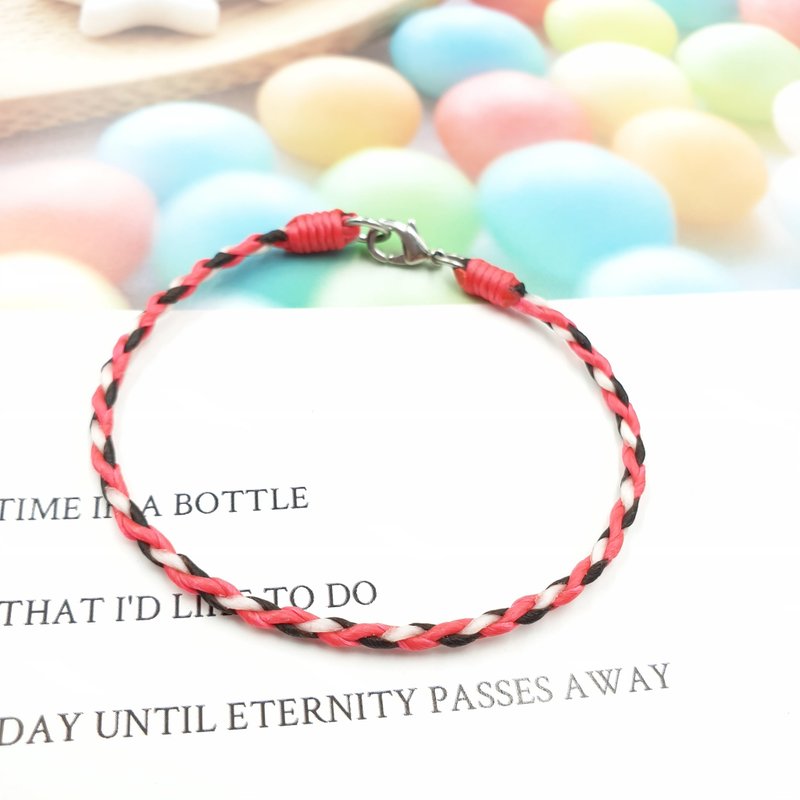 Z-11泰国蚕丝蜡线(四股编织) @颜色可自行搭配 冲浪脚绳 幸运手环 - 手链/手环 - 防水材质 