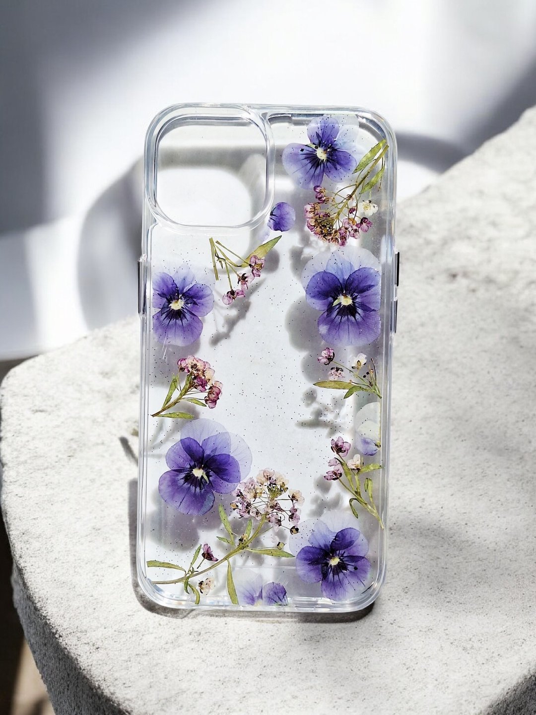 手作押花手机保护壳| 订制 | iPhone 13 - 手机壳/手机套 - 塑料 多色