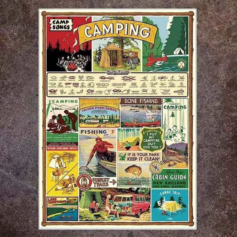 Cavallini & Co.  海报\包装纸 复古\拼贴系列(多款) - 海报/装饰画/版画 - 纸 多色