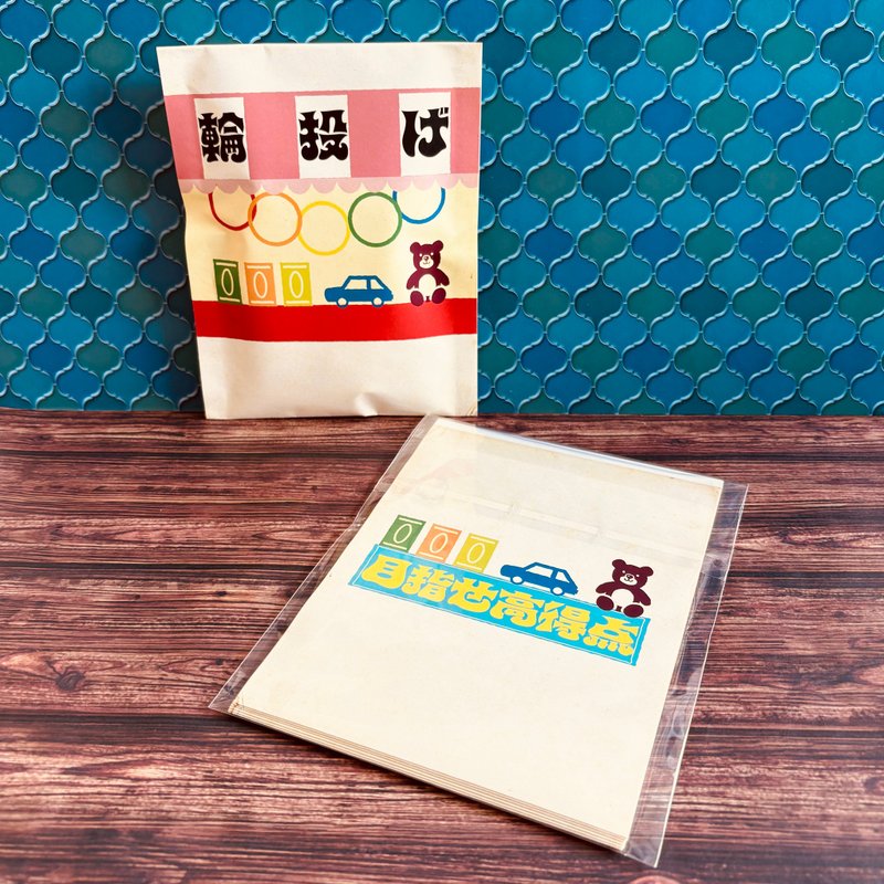 [Kurodenwasha] 圆环购物袋 - 包装材料 - 纸 粉红色