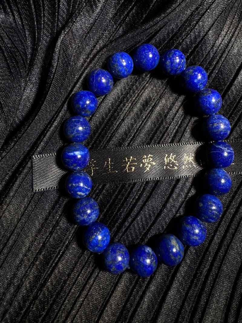 打开直觉 未来 眉心轮# 青金石 手珠 手串 手链 天然水晶 手串 - 手链/手环 - 水晶 蓝色