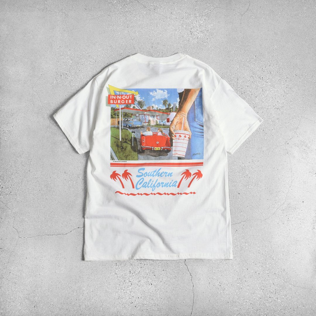 IN-N-Out tee / 古漾 - 中性连帽卫衣/T 恤 - 棉．麻 白色