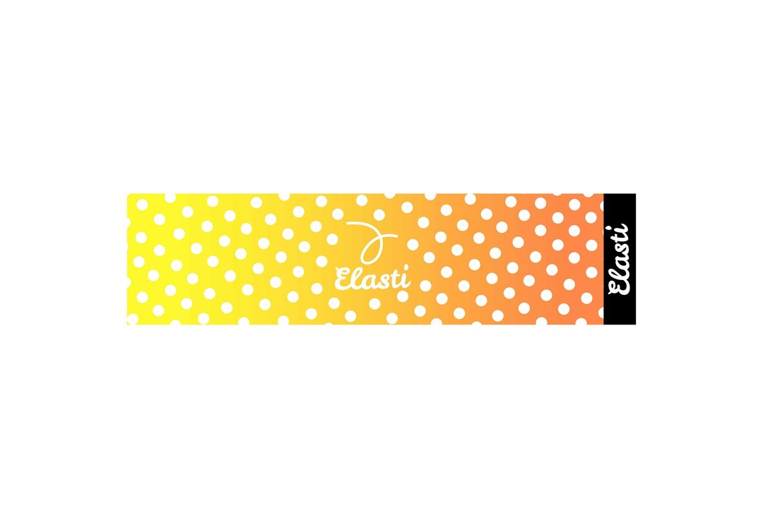 【ELASTI】时尚运动毛巾-酸甜泡泡 - 运动配件 - 聚酯纤维 黄色