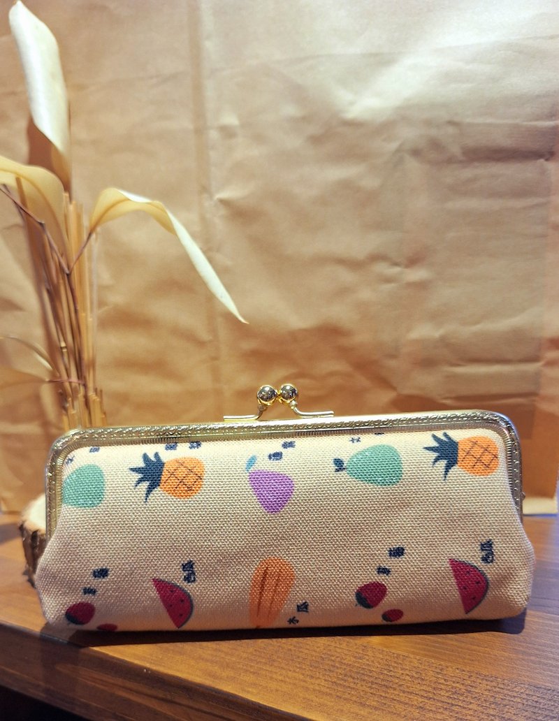 设计款印花眼镜包-台湾果香 - 眼镜盒/眼镜布 - 聚酯纤维 