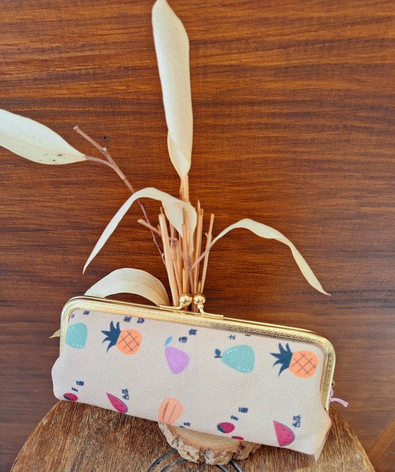 设计款印花眼镜包-台湾果香 - 眼镜盒/眼镜布 - 聚酯纤维 