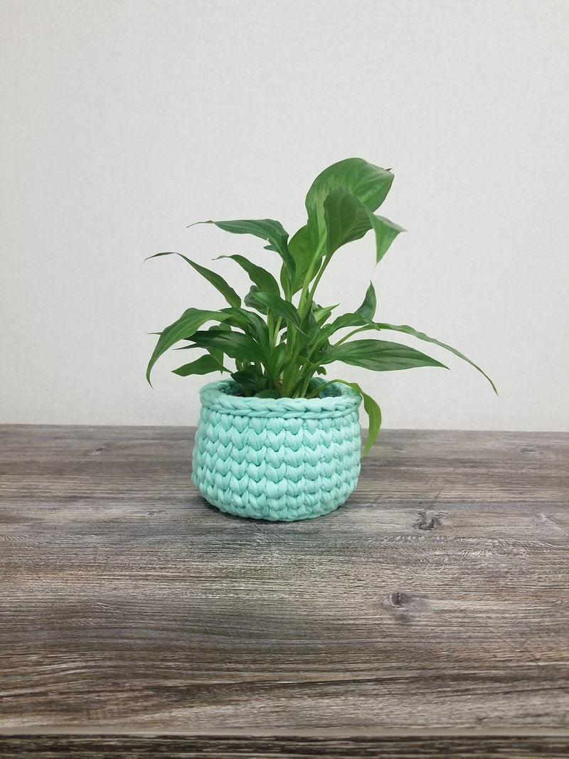 钩针篮浴室收纳篮锅厨房篮子家居装饰 - 收纳用品 - 棉．麻 