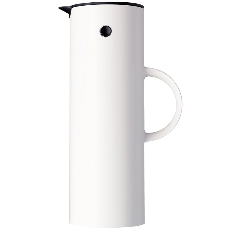【Stelton】 啄木鸟真空保温壶1L-白 - 保温瓶/保温杯 - 塑料 