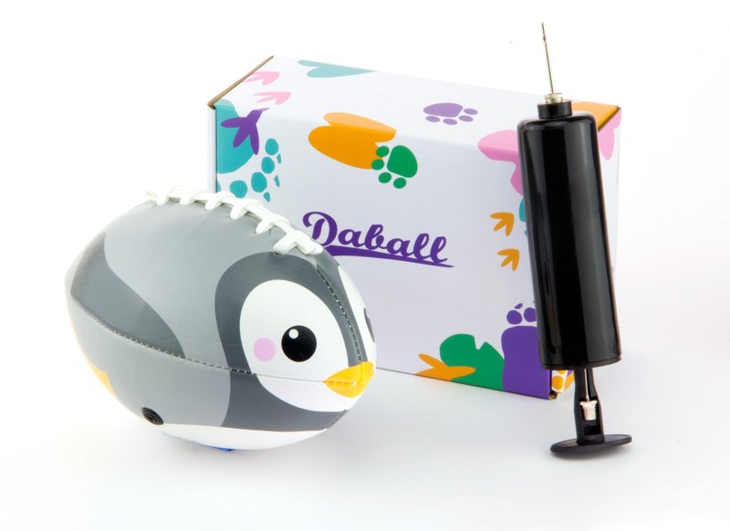 Daball 达波彩绘儿童美式足球(企鹅宝贝) - 其他 - 人造皮革 银色