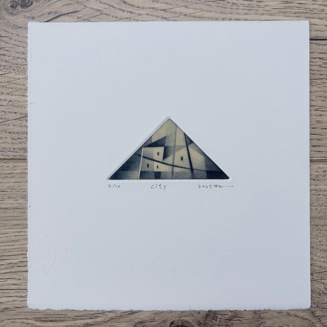 Mezzotint限量版画 - City - 海报/装饰画/版画 - 纸 白色