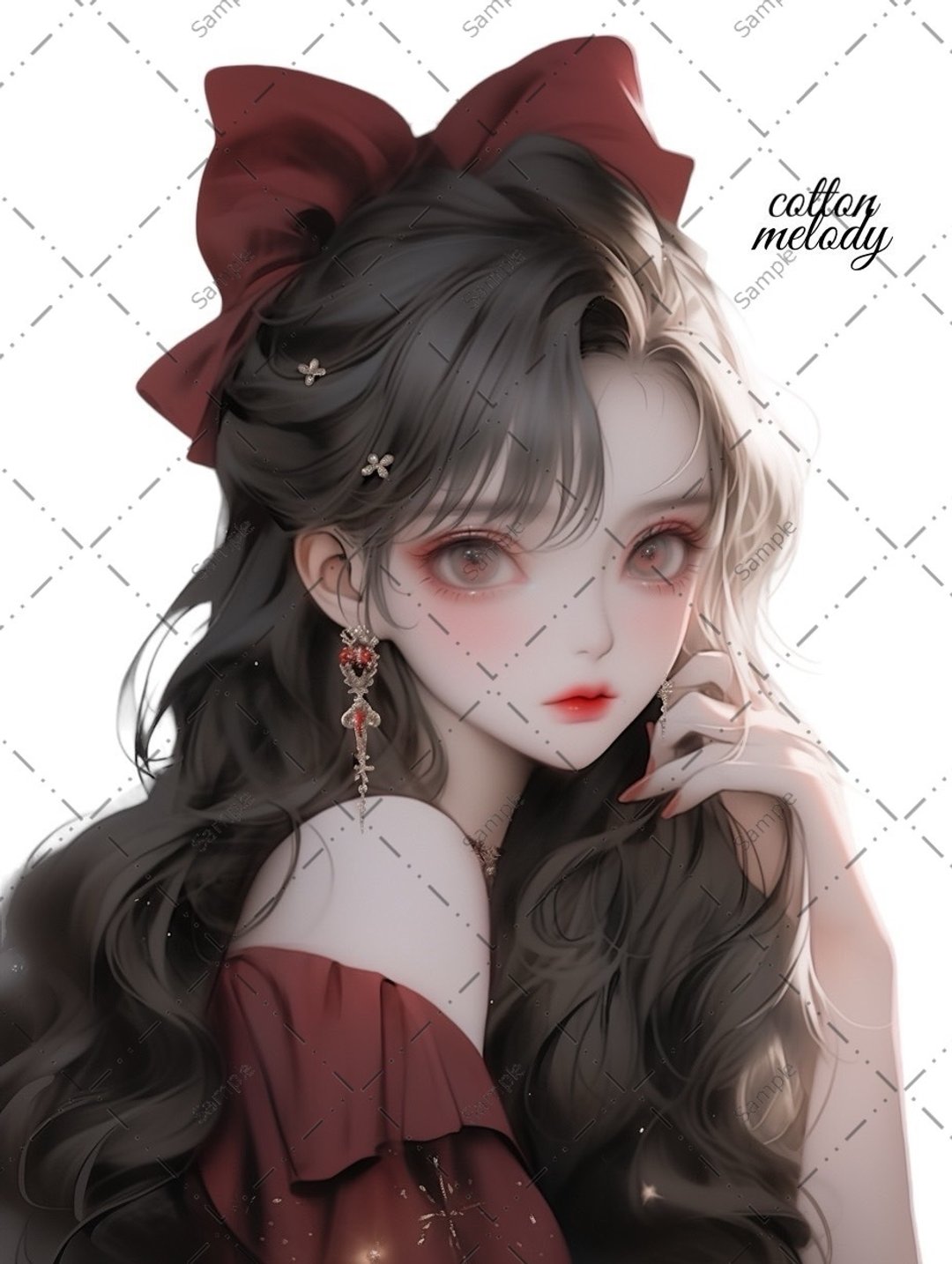 原创贴纸 no.471 人物贴纸 原创贴纸 女孩贴纸 原创人物贴纸 - 贴纸 - 纸 