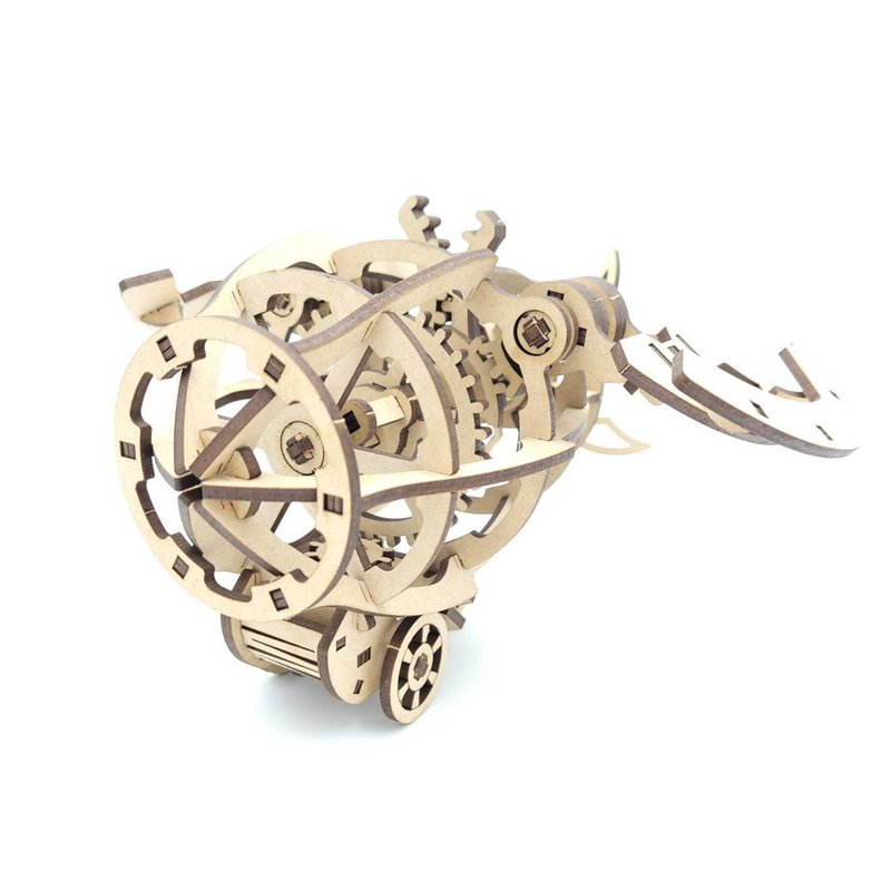 手推齿轮模型-飞行船 木头模型 - 木工/竹艺/纸艺 - 木头 卡其色