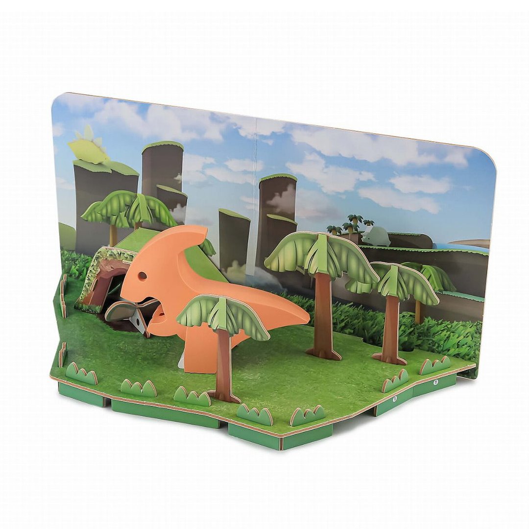 Halftoys Dino 副栉龙 STEAM教育玩具 - 摆饰 - 塑料 橘色