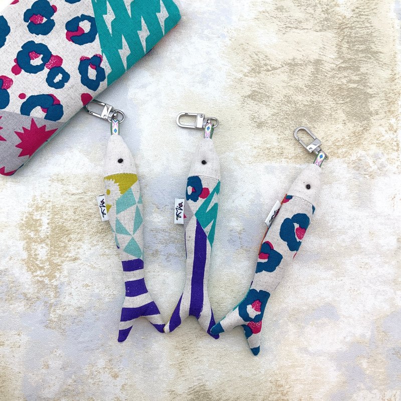 鱼鱼吊饰/钥匙圈/书包识别/行李箱识别 - 吊饰 - 棉．麻 