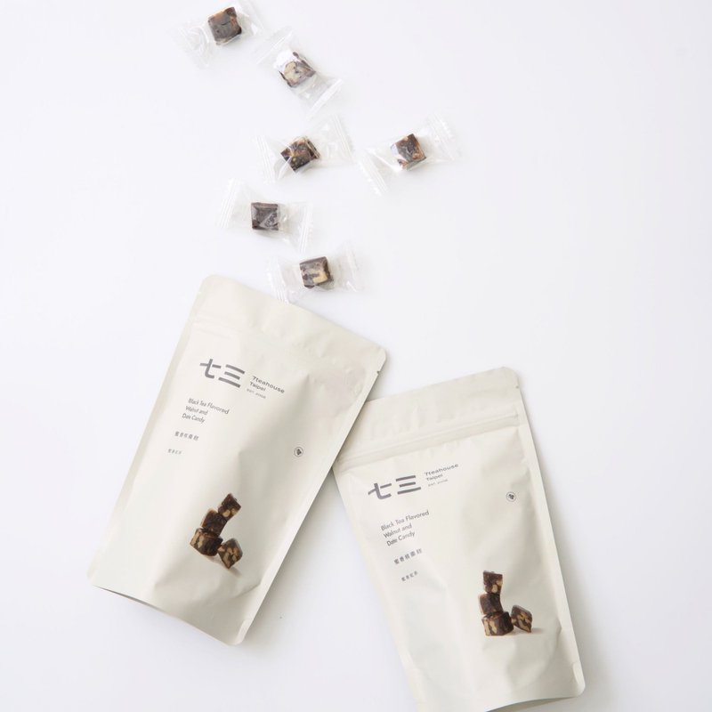 七三茶堂 茶点心丨蜜香核枣糕-花莲蜜香红茶 - 坚果 - 其他材质 白色