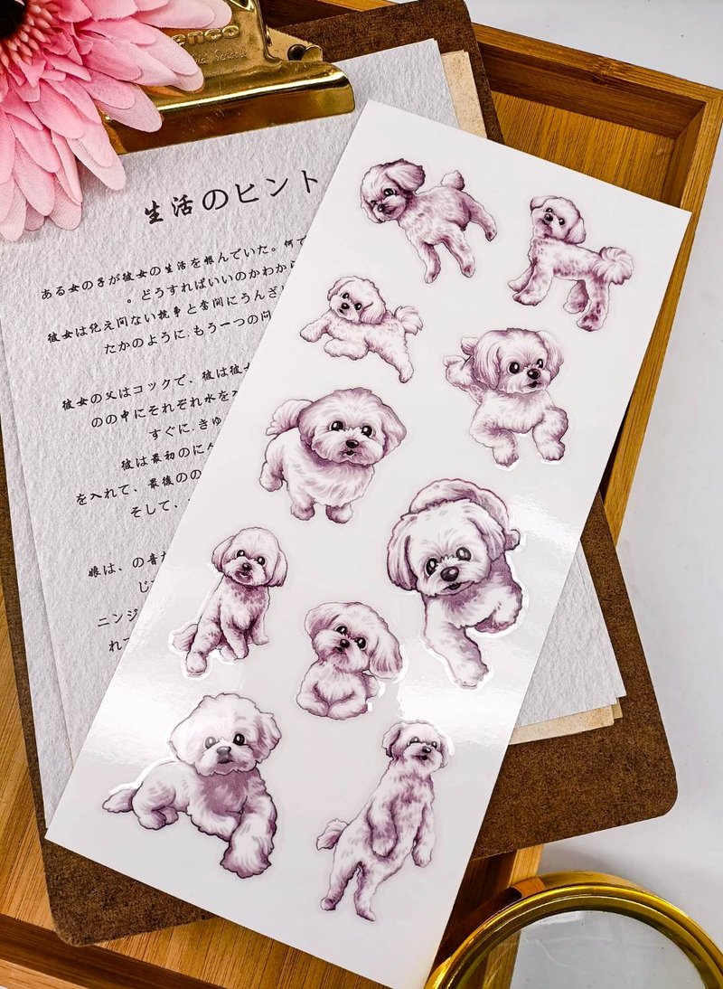 5K070-45_五口美-乾式轉印貼紙_ I am pretty Transfer Stickers - 贴纸 - 其他材质 多色