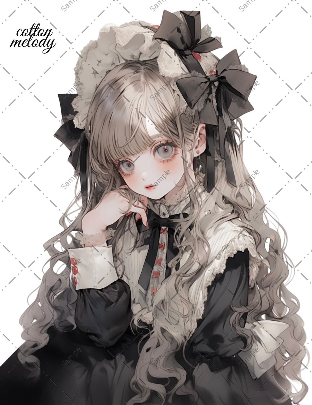 原创贴纸 no.516 人物贴纸 原创贴纸 人像贴纸 女孩贴纸 原创人物贴纸 - 贴纸 - 纸 