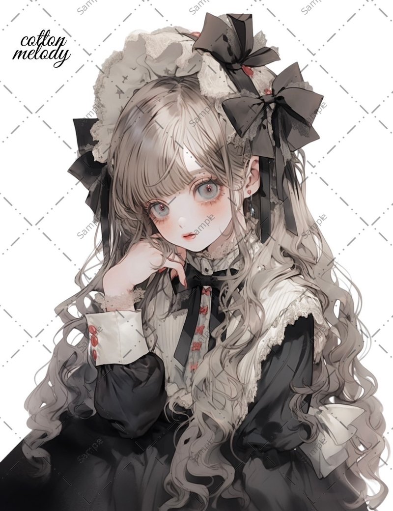 原创贴纸 no.516 人物贴纸 原创贴纸 人像贴纸 女孩贴纸 原创人物贴纸 - 贴纸 - 纸 