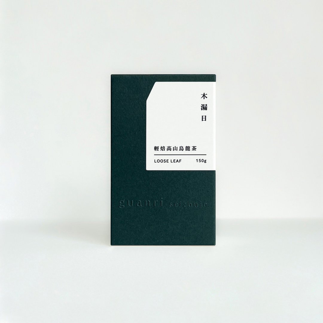 【木漏日】/ 轻焙高山乌龙茶/ 冬茶/ 单入盒/ 清香乌龙/ 杉林溪 - 茶 - 纸 绿色
