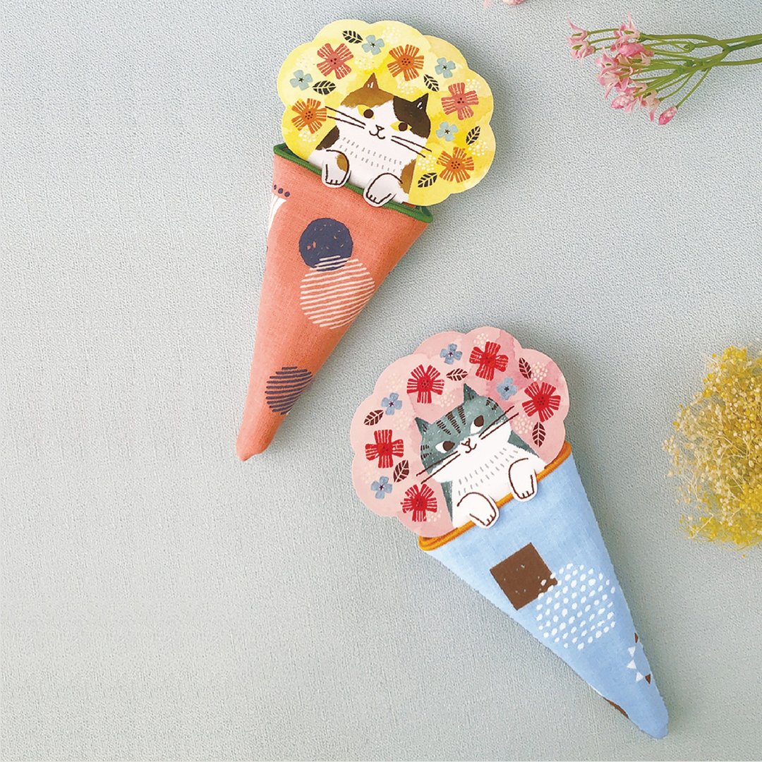 日本Decole - Fika 系列吸水型毛巾 - 手帕/方巾 - 棉．麻 