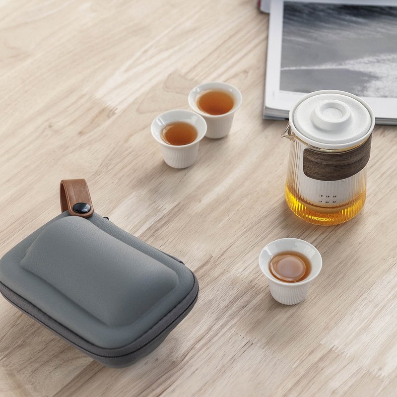 ZESEE-雅韵旅行茶具 - 茶具/茶杯 - 瓷 白色