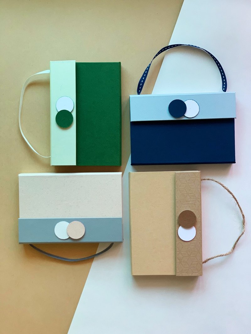 提袋小书-配色固定版(现货)/手工卡片/手工书 - 卡片/明信片 - 纸 多色