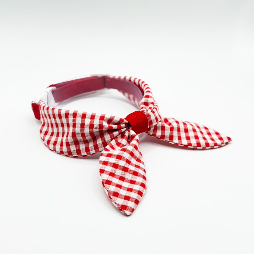 EllaWangDesign Flight Attendants Scarf 宠物 空服员 格纹 颈圈 - 项圈/牵绳 - 棉 多色