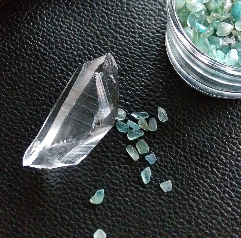 Lemurian Quartz 巴西产地 雷姆利亚水晶 白水晶 天然矿石 原矿 - 摆饰 - 其他材质 