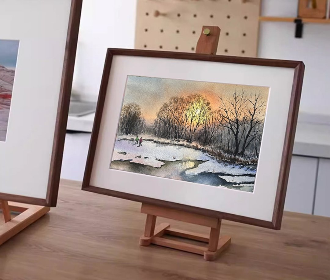 有你的世界 疗愈水彩系列 水彩原画 - 海报/装饰画/版画 - 纸 白色