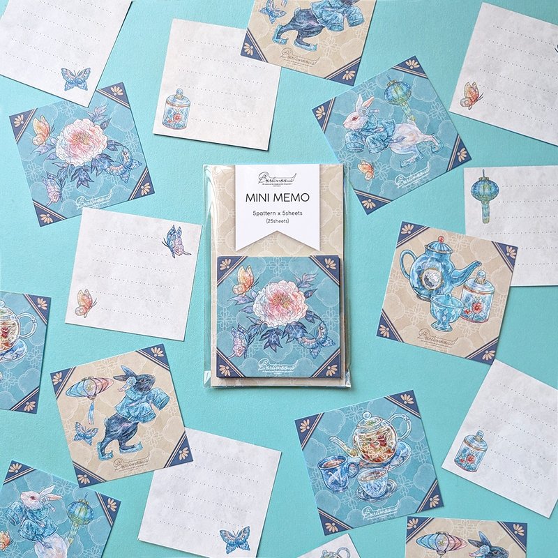 迷你备忘录套装 Kyoujyo Yukyou - 信封/信纸 - 纸 